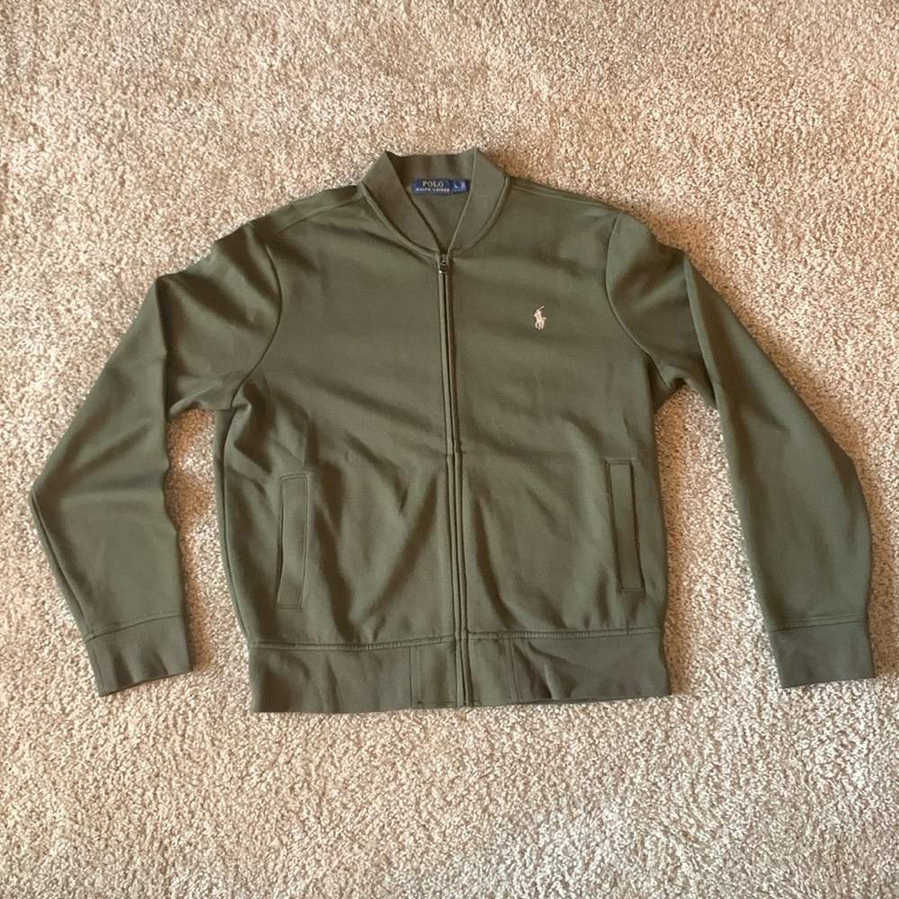 Polo Ralph Lauren Men’s Zip Up Sweat Shirt-Size Large